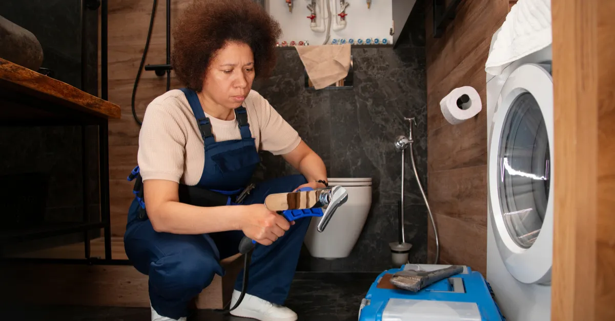 Average Cost of a Water Softener & Installation plumber fixing bathroom pipe leak at home today now.